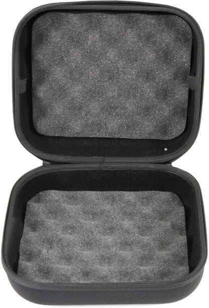 Binoculars Case with Foam Interior - Hard Shell Binocular Case with Reinforced Zippers, Rubber Travel Handle and Accessory Bag - Case Only