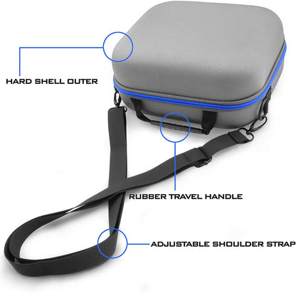 Travel Case Compatible with Zoom G1X FOUR Guitar Pedal - Hard Shell Wah Pedal Guitar Pedals Carrier with Shoulder Strap - Includes Case Only