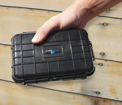 Protective Clipper Blade Holder for 12 Blades - Waterproof Clipper Blade Storage Case with Custom Barber Blade Holder Foam Interior