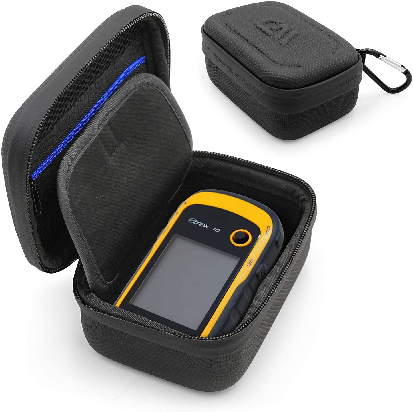 Hard Shell Travel Case Compatible with Garmin eTrex SE 2.2, 22x, 30x, Touch 35 and More - Protective Carrying Case with Lanyard and Carabiner