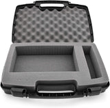 CASEMATIX Hard Travel Case for HP Sprocket Studio Photo Printer and Accessories in Custom Foam - Includes Hard Shell HP Sprocket Case Only