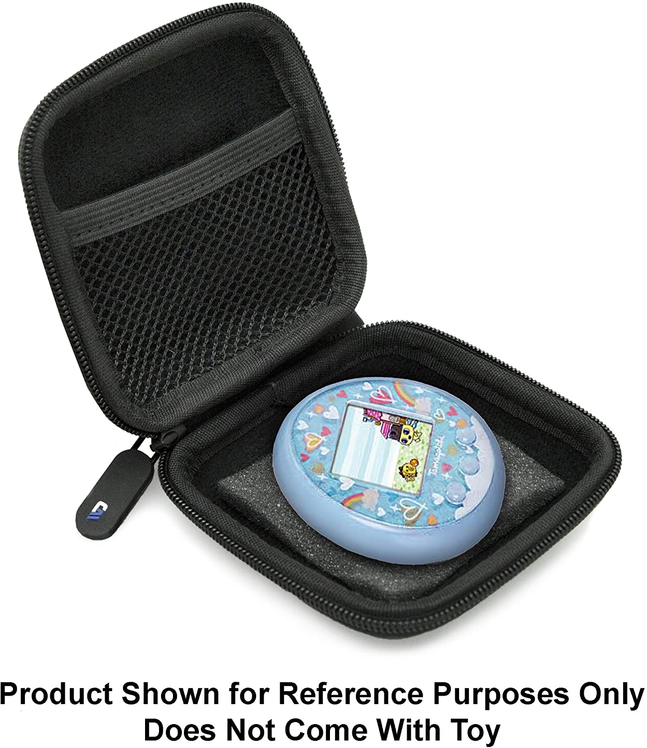 Kids Toy Case Compatible with Tamagotchi On Interactive Virtual Pet Game - Travel Case with Carabiner Clip - Case Only