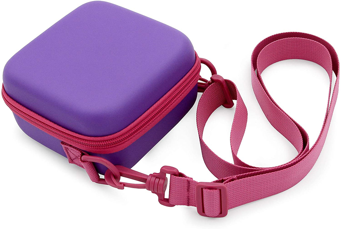Portable Carrying Case Compatible with Blinger Deluxe Set Hair Styling Tool - Dustproof Purple EVA Protection with Padded Divider & Shoulder Strap