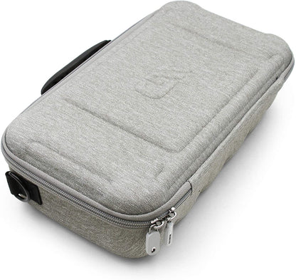 Dual Wireless Microphone Case for Wireless Mic System Compatible with Sennhesier, Shure Microphones and More, Dual Mic Bag with Strap