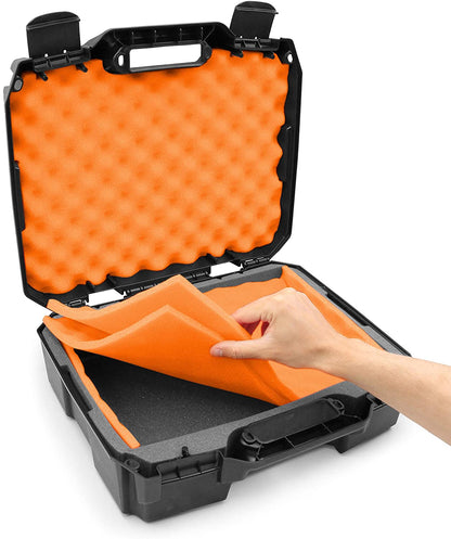 15.6" Gaming Laptop Case Compatible with Acer Nitro 5/ASUS Zephyrus G14 Laptops - Hard Shell Protection with Padlock Rings & Custom Foam - Made in USA