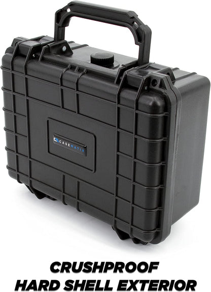 Waterproof Trading Card Case for 550 Cards - Trading Card Box with Foam Interior Compatible with Magic The Gathering, Cards Against Humanity