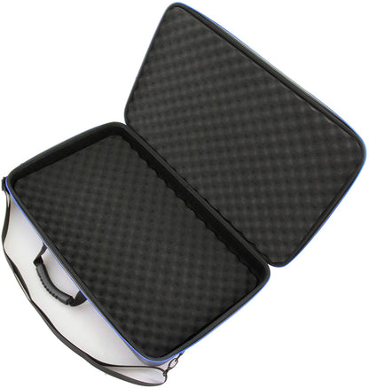 DJ Controller Case Compatible with Pioneer DDJ-SR/DDJ-REV1/FLX4 Mixing Console - EVA Protection with Padded Foam and Adjustable Shoulder Strap