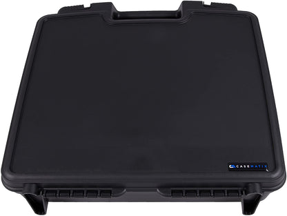 Quadcopter Carrying Case Compatible with Parrot Anafi 4K HDR Drone - Custom 6-Compartment Foam Storage with Tri-Layer Protection - Made in USA