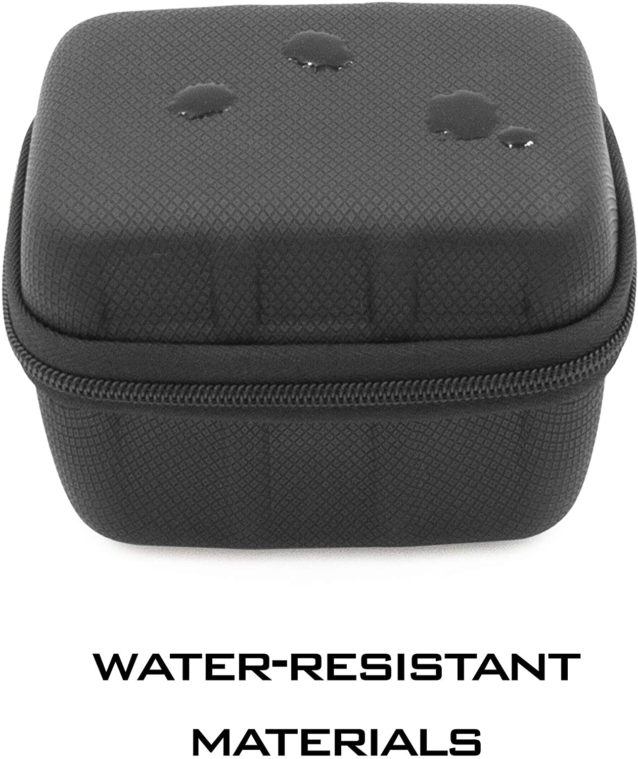 Hard Shell Card Deck Box for 200 Cards - Metal Carabiner, Water-Resistant Case for Magic The Gathering & TCGs