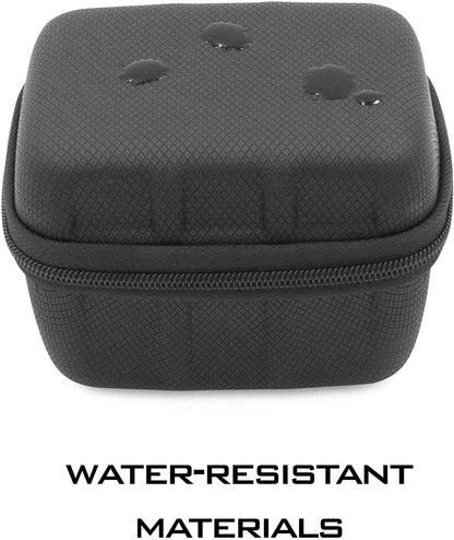 Hard Shell Card Deck Box for 200 Cards - Metal Carabiner, Water-Resistant Case for Magic The Gathering & TCGs