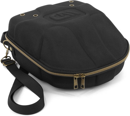 Hat Travel Case for up to 4 Baseball Caps with Crush-Resistant Hard Shell Outer, Adjustable Shoulder Strap and Comfortable Handle