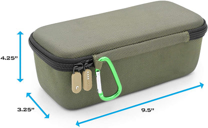 Travel Size Scope Hard Case for Slopehill Monocular Telescope Mt-001, Simitten Professional 12x42, Exposure Optics and More- Green Case Only
