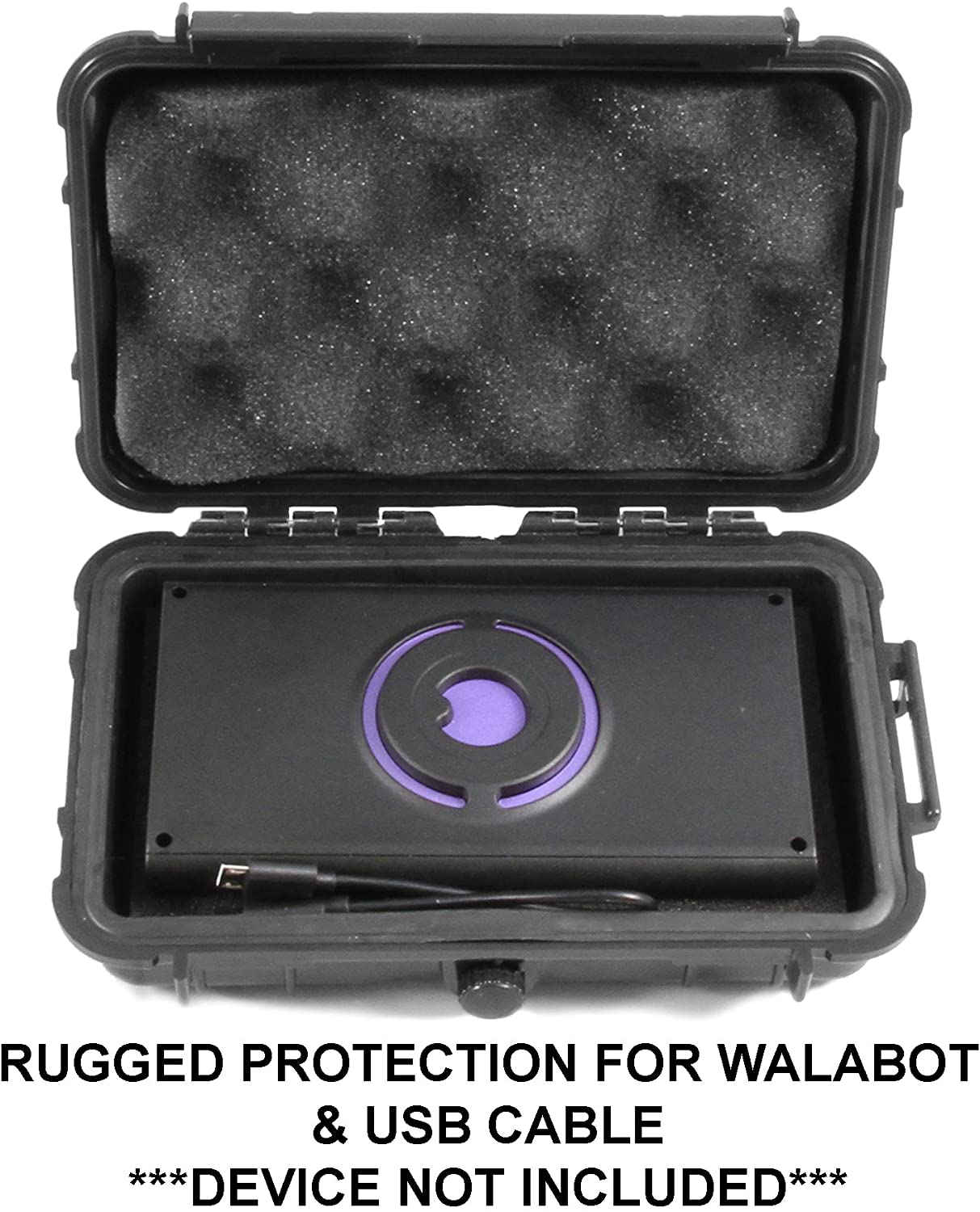 Rugged Waterproof Imaging Sensor Case Compatible with Walabot DIY in Wall Imager and Cables, Includes Case Only