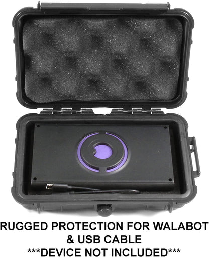 Rugged Waterproof Imaging Sensor Case Compatible with Walabot DIY in Wall Imager and Cables, Includes Case Only