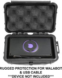 CASEMATIX Rugged Waterproof Imaging Sensor Case Compatible with Walabot DIY in Wall Imager and Cables, Includes Case Only