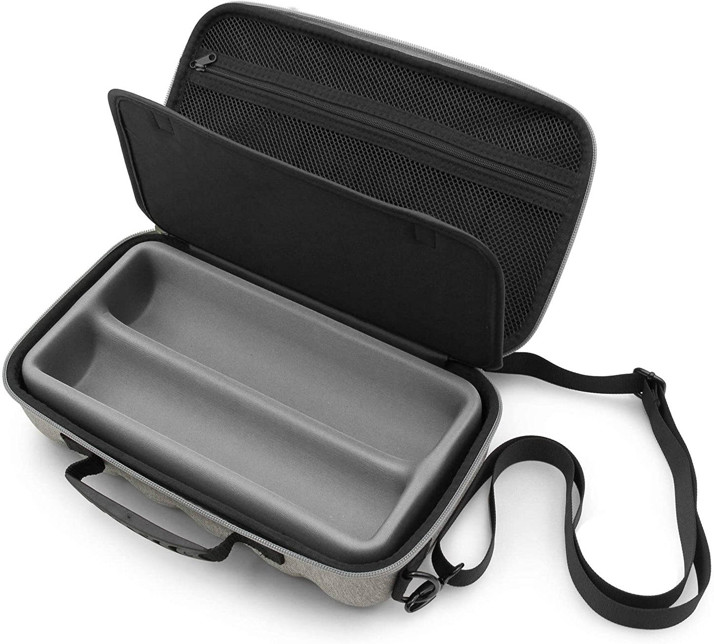 Dual Wireless Microphone Case for Wireless Mic System Compatible with Sennhesier, Shure Microphones and More, Dual Mic Bag with Strap