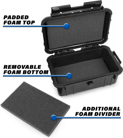 Graded Card Case Compatible with 6+ BGS 8+ PSA FGS Graded Sports Trading Cards, Waterproof Graded Slab Card Storage Box