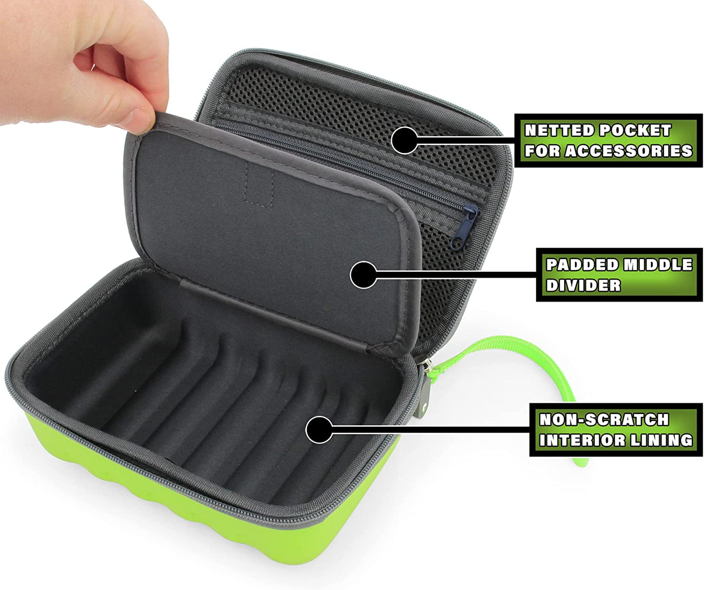 Toy Camera Travel Case Compatible with KidiZoom PrintCam, Paper Refills and Charger with Wrist Strap, Protective Exterior and Interior