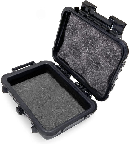 Graded Coin Case Compatible with 4 PCGS or NGC Coin Slabs, Waterproof Graded Slab Coin Storage Box with Impact Absorbing Foam - Case Only