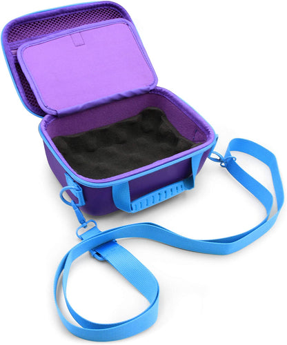 Travel Case Compatible with Polaroid Hi-Print Bluetooth Phone Printer - Hard Shell Protection with Padded Divider, Shoulder Strap & ZINK Paper Storage