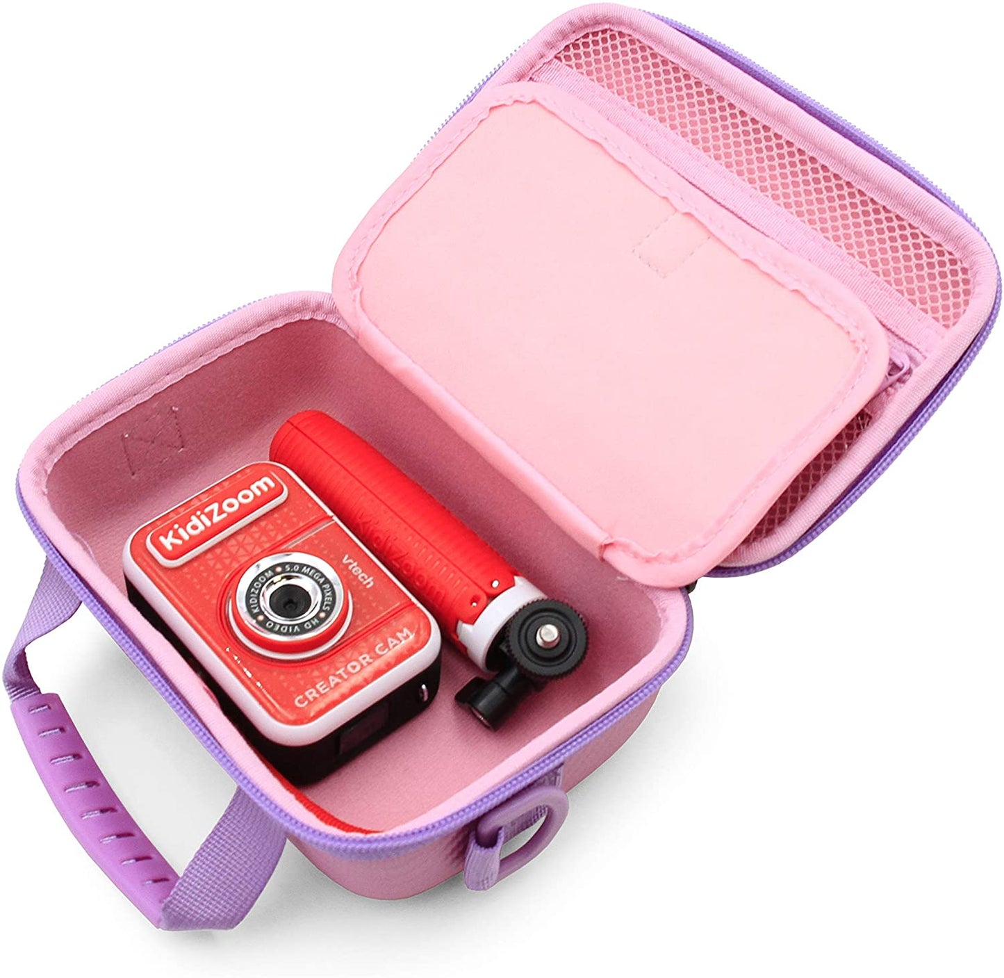 Toy Camera Case Compatible with VTech Kidizoom Creator Cam Video Camera and Accessories, Includes Pink Case Only