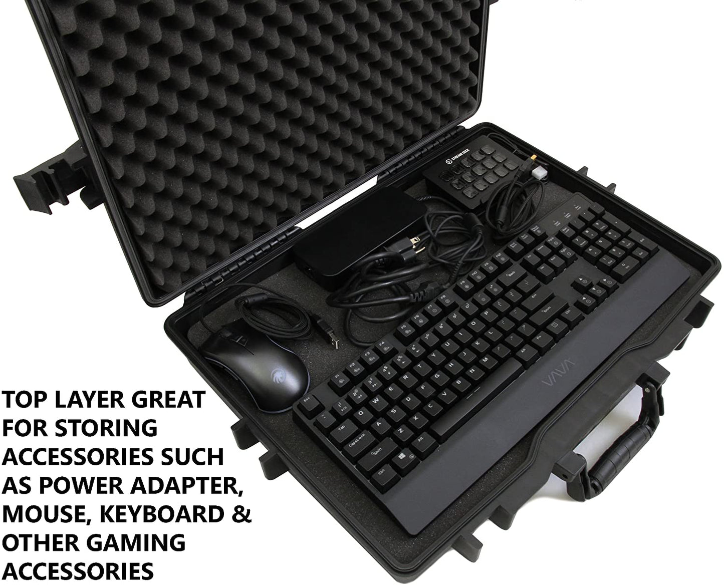 15.6 - 17 inch Waterproof Laptop Hard Case Compatible with Razer Blade Gaming Laptops Razer Blade 15, Razer Blade Pro 17, Razer Blade Stealth and More