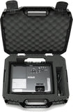 CASEMATIX Projector Travel Case Compatible with Epson VS250 SVGA, VS350 XGA, VS355 WXGA Projectors, HDMI Cable and Remote with Custom Foam