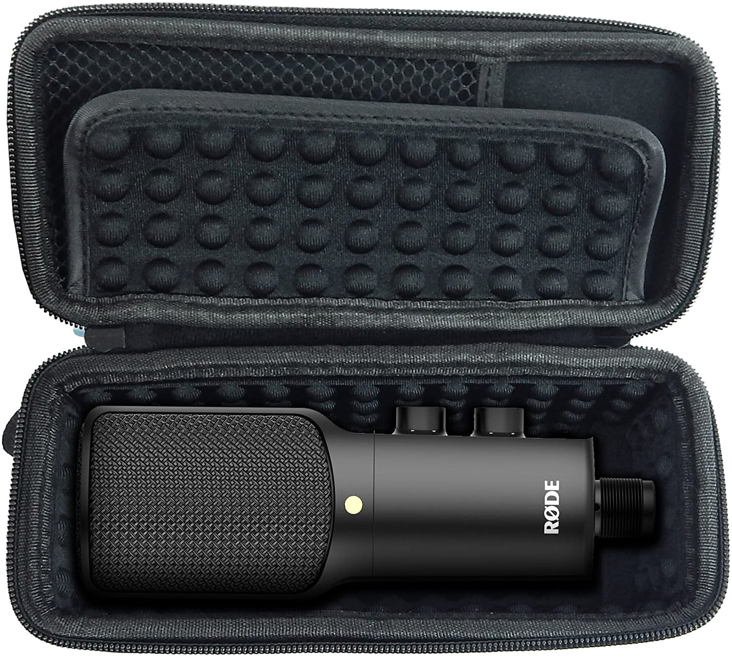 USB Condenser Microphone Case Compatible with NT USB NTUSB NT1 A Mics and Cables - Sleek Travel Case with Padded Foam Interior - Case Only