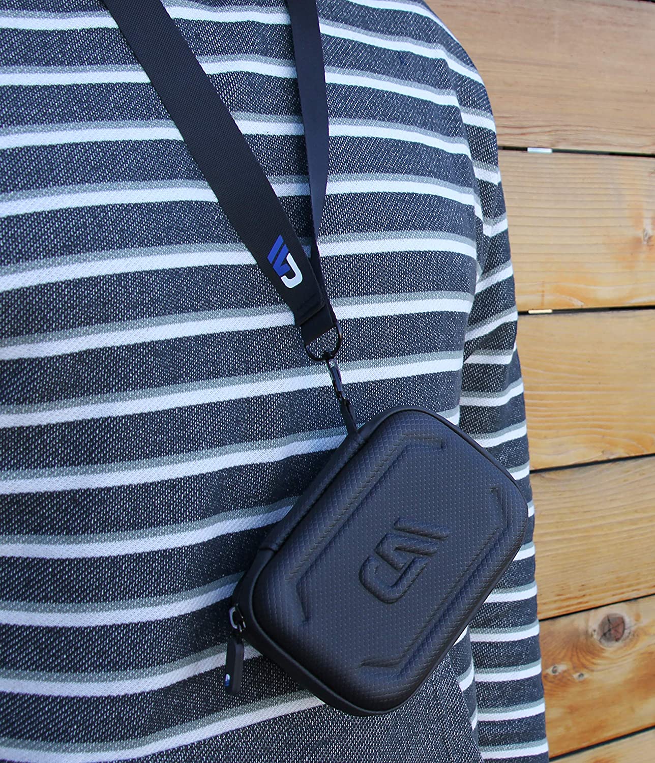 Hard Shell Travel Case Compatible with Garmin eTrex SE 2.2, 22x, 30x, Touch 35 and More - Protective Carrying Case with Lanyard and Carabiner