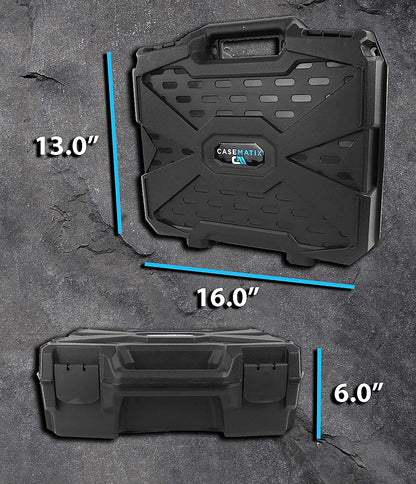 Hard Shell Carrying Case Compatible with Xbox One X Gaming Console, Controller & Accessories - Custom Case Only
