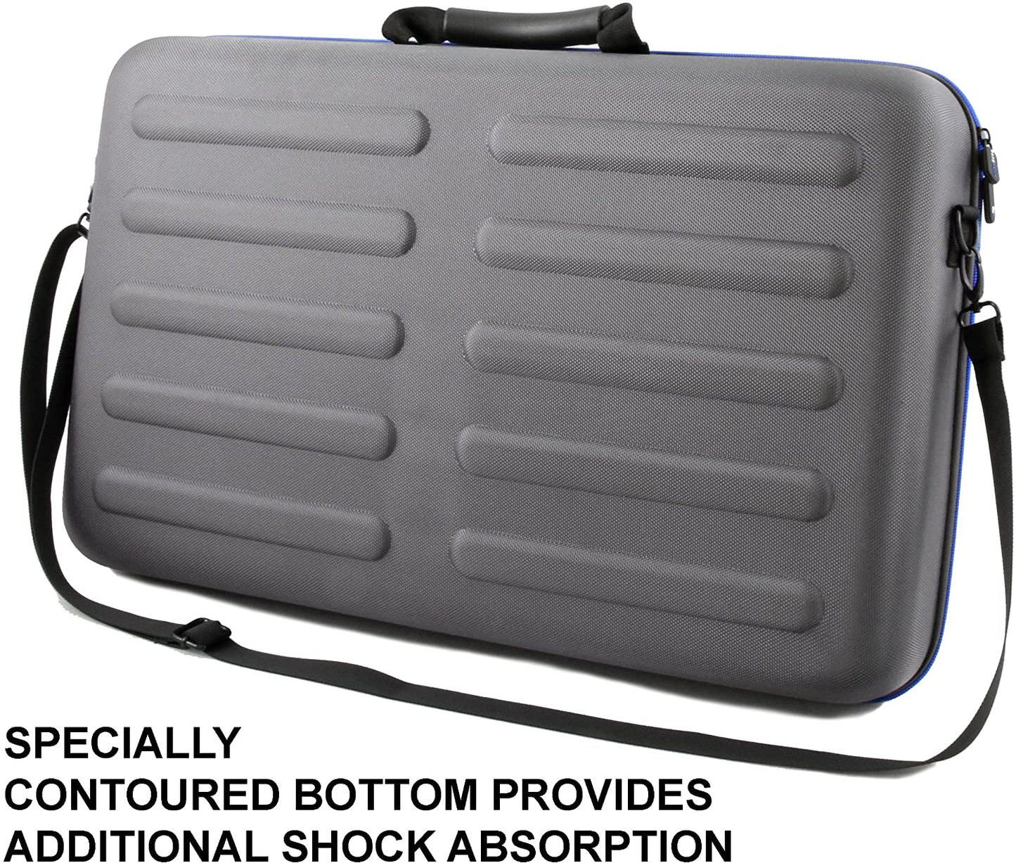 Portable Studio Case Compatible with Zoom Podcast Digital Mixer Livetrak L8 Recorder and Accessories, Includes Carry Bag Only with Strap