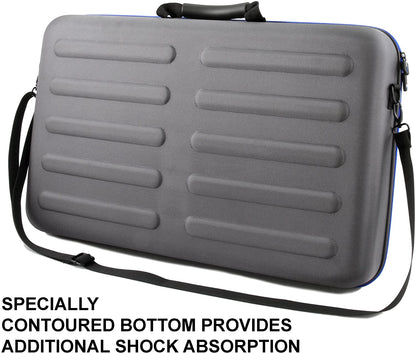 Portable Studio Case Compatible with Zoom Podcast Digital Mixer Livetrak L8 Recorder and Accessories, Includes Carry Bag Only with Strap