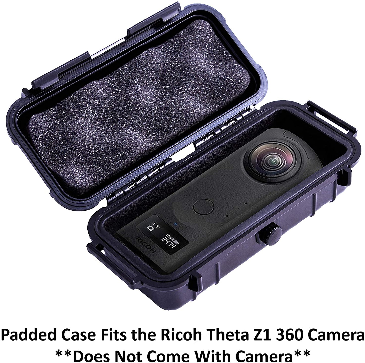7 inch Waterproof 360 Action Camera Case Compatible with Ricoh Theta Z1 360 Degree Camera