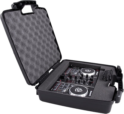 Protective DJ Controller Carry Case Compatible with Numark Party Mix Starter Mixer in Padded Foam Interior with Hard Shell Exterior