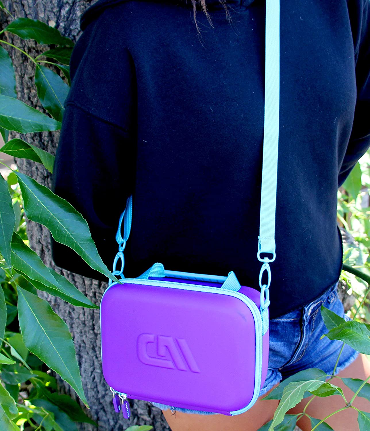 Portable EFile Nail Drill Machine Travel Case - Professional Hard Shell Bag with Strap for Rechargeable Nail Machines