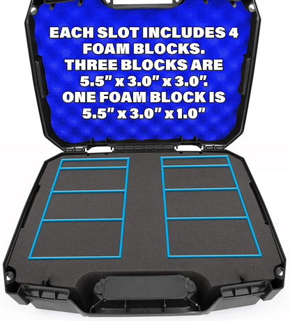 Graded Card Storage Box Compatible with 60+ BGS PSA SGC FGS Graded Sports Cards