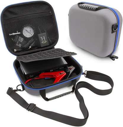 Travel Case Compatible with Halo Bolt 58830 mWh Laptop Charger and Accessories - Holds Charger, Car Charger, AC Wall Plug & Jumper Cables
