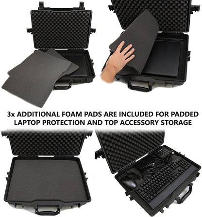 15.6 - 17 inch Waterproof Laptop Hard Case Compatible with Razer Blade Gaming Laptops Razer Blade 15, Razer Blade Pro 17, Razer Blade Stealth and More