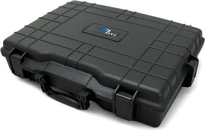 Waterproof Laptop Hard Case for 15-17 inch Gaming Laptops and Accessories - Crushproof Heavy Duty Laptop Case for 15.6 and 17.3 inch Laptops