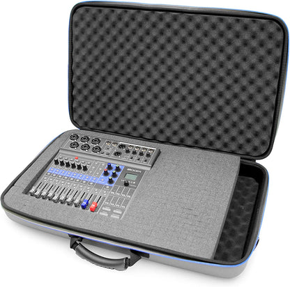 Portable Studio Case Compatible with Zoom Podcast Digital Mixer Livetrak L8 Recorder and Accessories, Includes Carry Bag Only with Strap