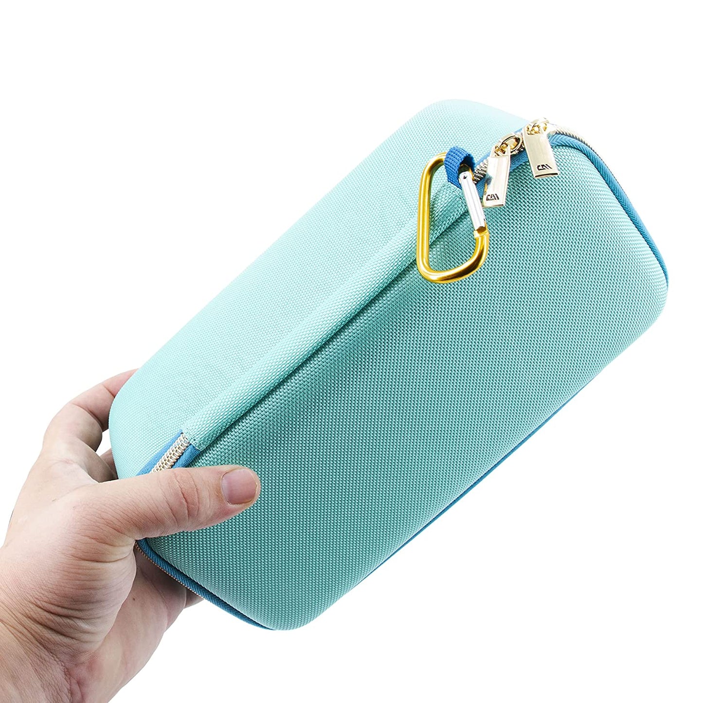 Clipper Case Holds Clippers, Hair Buzzers and Trimmers - Barber Travel Case For Hairstylist and Salon Hair Cutting Supplies - Turquoise
