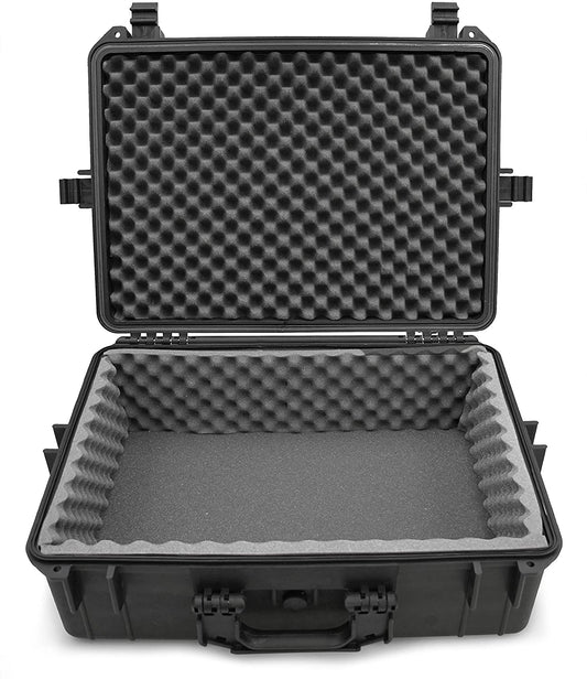 Waterproof DJ Mixer Case Compatible with Pioneer DJM S5 or S7 MIxer, Zoom LiveTrak L-12 L12 Channel Digital Audio Mixer And More Up to 17" x 12" x 5"