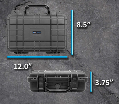 Waterproof Storage Case Compatible with NETGEAR Nighthawk M1/M5 Mobile Hotspot Router - Airtight Protection with Dual Locks & Padlock Holes