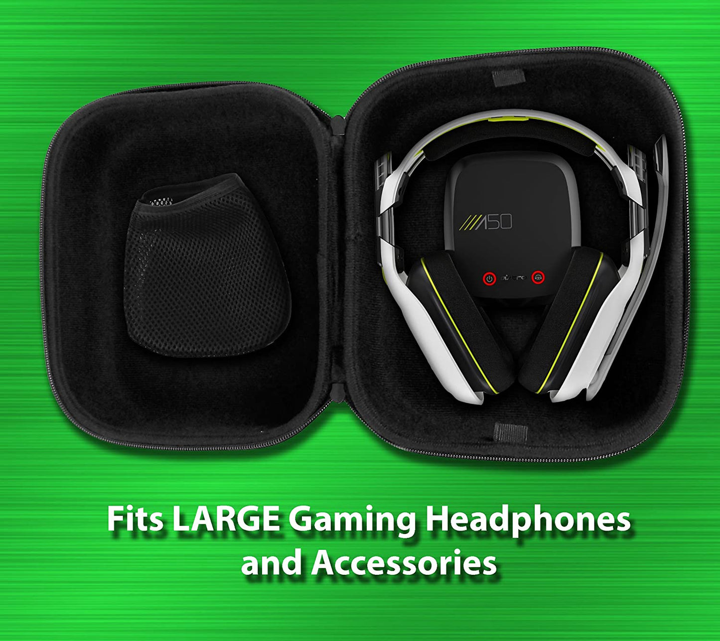Durable EVA Gaming Headphone Case – Dustproof Travel-Ready Protection Compatible with Razer Kraken X, Chroma, Tiamat, More – Case Only