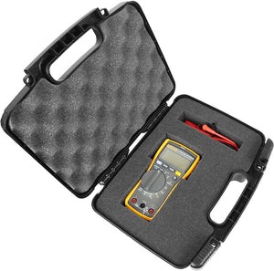 CASEMATIX Digital Multimeter Case Compatible with Fluke Multimeter Fluke 117, Fluke 87 V and More Leads and Accessories Includes Case Only