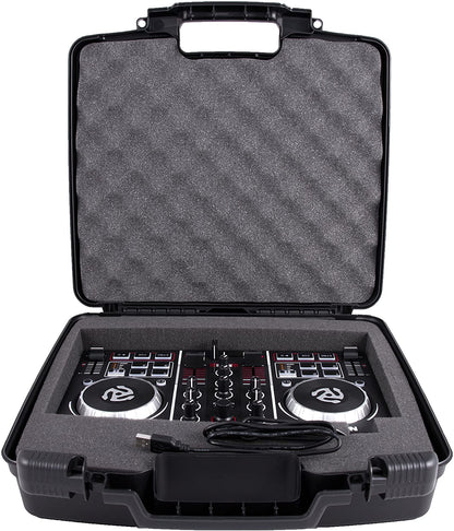 Protective DJ Controller Carry Case Compatible with Numark Party Mix Starter Mixer in Padded Foam Interior with Hard Shell Exterior