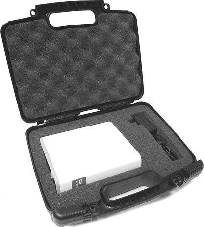 External Hard Drive Carry Case Compatible with Western Digital Elements WD My Passport Blue My Book 1TB-10TB Made in USA - Case Only