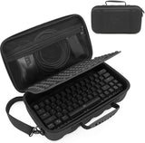 CASEMATIX 60% Keyboard Case Compatible with Razer Huntsman Mini, HK Gaming GK61, KEMOVE Snowfox, DIERYA DK61E & More 61 Keys up to 11.5"