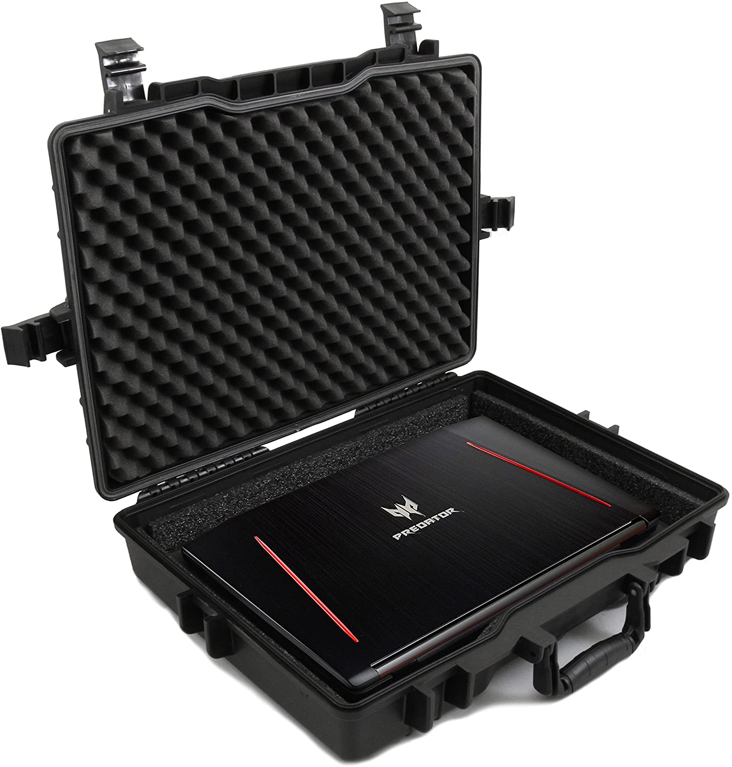 17" Elite Custom Waterproof Laptop Case Compatible with Acer Predator Helios 300, Helios 500, Nitro 5 and More Gaming Laptops 15.6"-17.3"