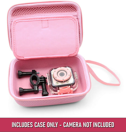 Kids Action Camera Case – Fits PROGRACE, Ourlife, Dragon Touch Kidicam & Waterproof Video Recorders – Durable Travel Storage Case Only